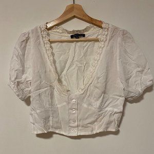 Kendall & Kylie Cropped Blouse